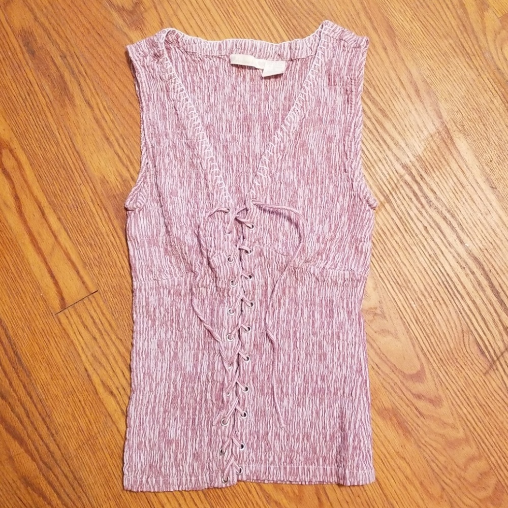 3/4 Laced Top
